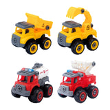 Maxbell Children Construction Truck Screwdriver Toy Take Apart Car Toy for Children Digger