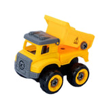Maxbell Children Construction Truck Screwdriver Toy Take Apart Car Toy for Children Dumper