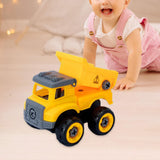 Maxbell Children Construction Truck Screwdriver Toy Take Apart Car Toy for Children Dumper