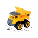 Maxbell Children Construction Truck Screwdriver Toy Take Apart Car Toy for Children Dumper