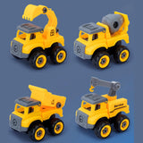 Maxbell Children Construction Truck Screwdriver Toy Take Apart Car Toy for Children Dumper