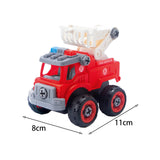 Maxbell Children Construction Truck Screwdriver Toy Take Apart Car Toy for Children Watering Cart