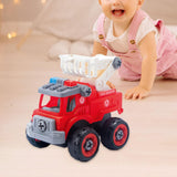 Maxbell Children Construction Truck Screwdriver Toy Take Apart Car Toy for Children Watering Cart