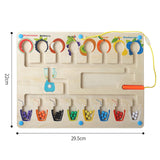 Maxbell Color Matching Game for 3+ Year Old Learning Counting Magnetic Puzzle Boards