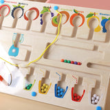 Maxbell Color Matching Game for 3+ Year Old Learning Counting Magnetic Puzzle Boards