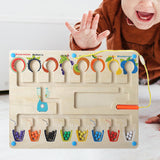 Maxbell Color Matching Game for 3+ Year Old Learning Counting Magnetic Puzzle Boards