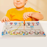 Maxbell Color Matching Game for 3+ Year Old Learning Counting Magnetic Puzzle Boards