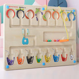 Maxbell Color Matching Game for 3+ Year Old Learning Counting Magnetic Puzzle Boards