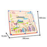 Maxbell Maze Magnetic Puzzle Game 30x30cm for Preschool Activity Travel Toy Ages 3-5