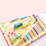 Maxbell Maze Magnetic Puzzle Game 30x30cm for Preschool Activity Travel Toy Ages 3-5