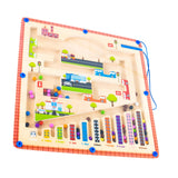 Maxbell Maze Magnetic Puzzle Game 30x30cm for Preschool Activity Travel Toy Ages 3-5
