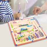Maxbell Maze Magnetic Puzzle Game 30x30cm for Preschool Activity Travel Toy Ages 3-5