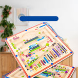 Maxbell Maze Magnetic Puzzle Game 30x30cm for Preschool Activity Travel Toy Ages 3-5