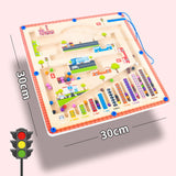 Maxbell Maze Magnetic Puzzle Game 30x30cm for Preschool Activity Travel Toy Ages 3-5