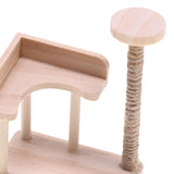 Maxbell 1:12 Dollhouse Cat Climbing Frame Cat Scratch Post for Miniature Scene style A