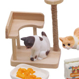 Maxbell 1:12 Dollhouse Cat Climbing Frame Cat Scratch Post for Miniature Scene style B