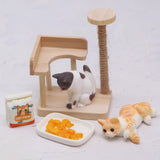 Maxbell 1:12 Dollhouse Cat Climbing Frame Cat Scratch Post for Miniature Scene style B