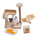 Maxbell 1:12 Dollhouse Cat Climbing Frame Cat Scratch Post for Miniature Scene style B