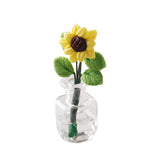 Maxbell Mini Potted Plant Fake Sunflowers Home Miniature Dollhouse Flowers 1 12 Gift