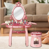 Maxbell Kids Vanity Set Educational Growing Mirror for Party Favor Restaurant Indoor