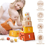 Maxbell Numbers Nesting Boxes Preschool Learning for Girls Boys Children 1 Year Olds