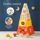 Maxbell Numbers Nesting Boxes Preschool Learning for Girls Boys Children 1 Year Olds