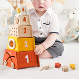 Maxbell Numbers Nesting Boxes Preschool Learning for Girls Boys Children 1 Year Olds