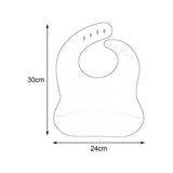 Maxbell Baby Bibs with Large Pocket Breathable Comfortable Eating Bibs for Boys Kids Light Brown