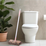 Maxbell Kids Mini Mop Toy Kids Household Cleaning Toy for Hands on Ability Housework Pink