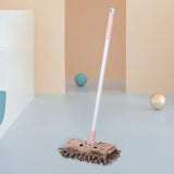 Maxbell Kids Mini Mop Toy Kids Household Cleaning Toy for Hands on Ability Housework Pink