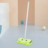 Maxbell Kids Mini Mop Toy Kids Household Cleaning Toy for Hands on Ability Housework green