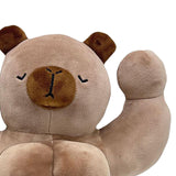 Maxbell Capybara Plush Toy Comfortable Small Cushion for Family Birthday Gift Adults