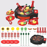 Maxbell 27x Kids BBQ Grill Toy Role Play for Children 2 3 4 5 6 Years Old Girls Boys