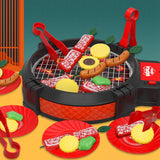 Maxbell 27x Kids BBQ Grill Toy Role Play for Children 2 3 4 5 6 Years Old Girls Boys