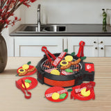 Maxbell 27x Kids BBQ Grill Toy Role Play for Children 2 3 4 5 6 Years Old Girls Boys