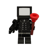 Maxbell 8x Skibidi Toilet Toy DIY Toilet Action Figure for Decoration Desk Halloween