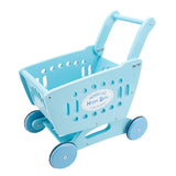 Maxbell Kids Shopping Cart Trolley Mart Shopping Cart for Ages 3 and up Baby Blue
