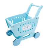 Maxbell Kids Shopping Cart Trolley Mart Shopping Cart for Ages 3 and up Baby Blue