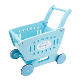 Maxbell Kids Shopping Cart Trolley Mart Shopping Cart for Ages 3 and up Baby Blue