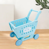 Maxbell Kids Shopping Cart Trolley Mart Shopping Cart for Ages 3 and up Baby Blue