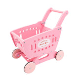 Maxbell Kids Shopping Cart Trolley Mart Shopping Cart for Ages 3 and up Baby Pink