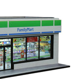 Maxbell 1/64 Supermarket Street Scene Display Case Layout for Home Bedroom Halloween Style A