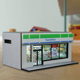 Maxbell 1/64 Supermarket Street Scene Display Case Layout for Home Bedroom Halloween Style A