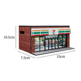Maxbell 1/64 Supermarket Street Scene Display Case Layout for Home Bedroom Halloween Style B