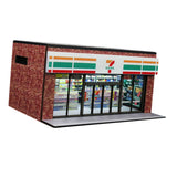 Maxbell 1/64 Supermarket Street Scene Display Case Layout for Home Bedroom Halloween Style B