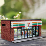Maxbell 1/64 Supermarket Street Scene Display Case Layout for Home Bedroom Halloween Style B