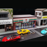 Maxbell 1/64 Supermarket Street Scene Display Case Layout for Home Bedroom Halloween Style B