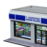 Maxbell 1/64 Supermarket Street Scene Display Case Layout for Home Bedroom Halloween Style C