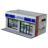Maxbell 1/64 Supermarket Street Scene Display Case Layout for Home Bedroom Halloween Style C