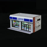 Maxbell 1/64 Supermarket Street Scene Display Case Layout for Home Bedroom Halloween Style C